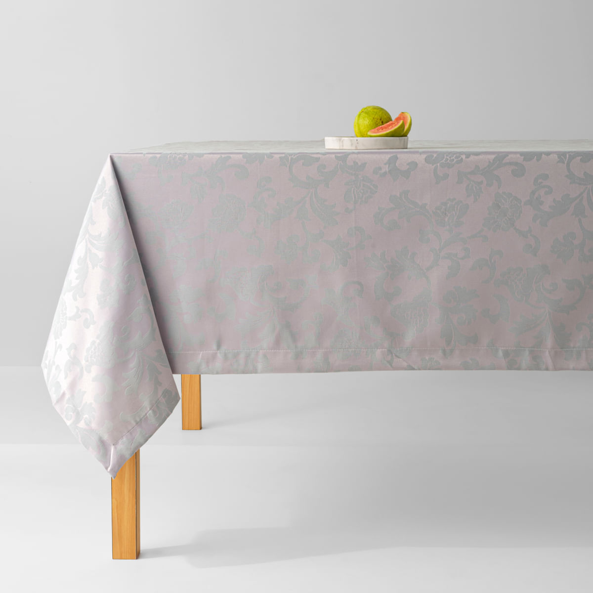 Toalha de Mesa Jacquard Floral Glacier.jpg